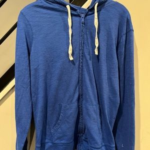 Old Navy Medium Blue Zip Up Sweatshirt